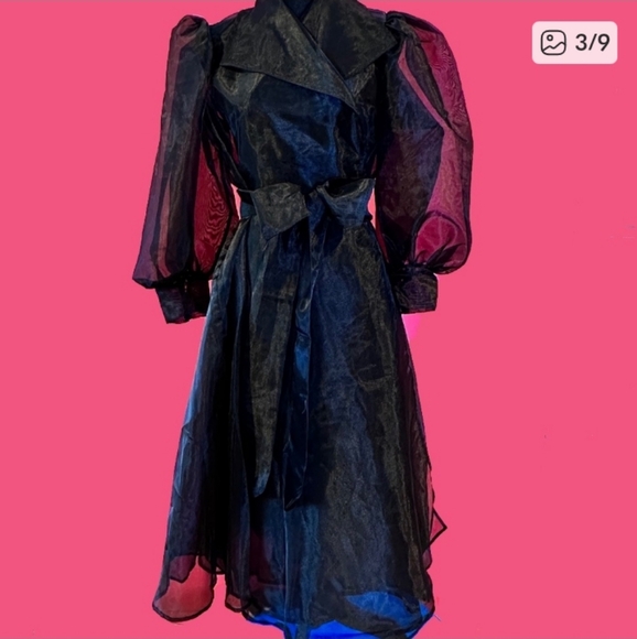 NWT La Femme En Noir Delia Sleeping Robe Beetlejuice - Picture 3 of 9